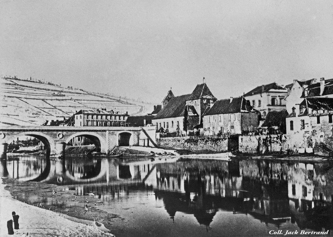 Le Bugue en 1870 – Photo François BERTRAND Collection Jack Bertrand