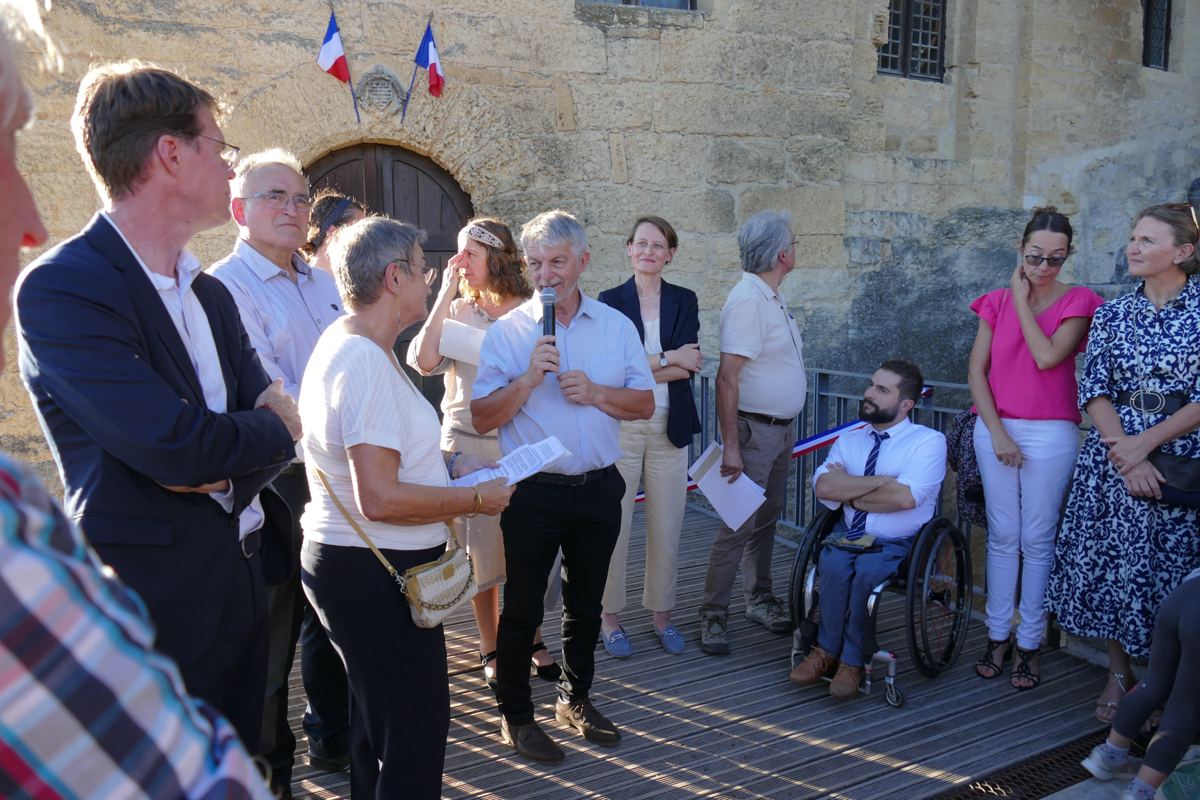 Le mot du maire des Eyzies lors des discours du Centenaire.