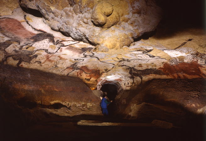 Lascaux, la Salle des Taureaux